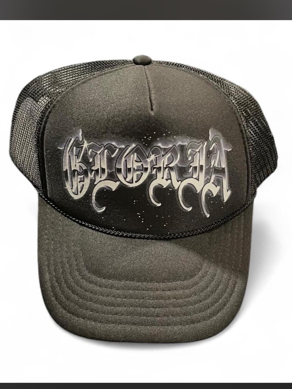Grand National tour black trucker hat